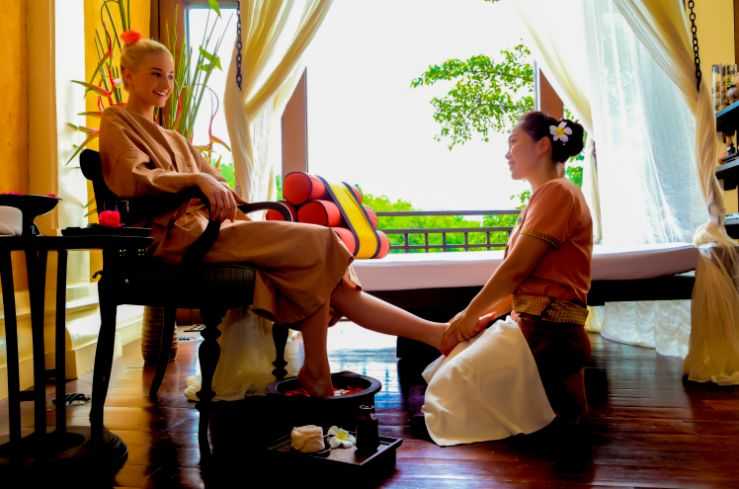 Krabi-In Thailand, there is a travel experience called Thai spa massage