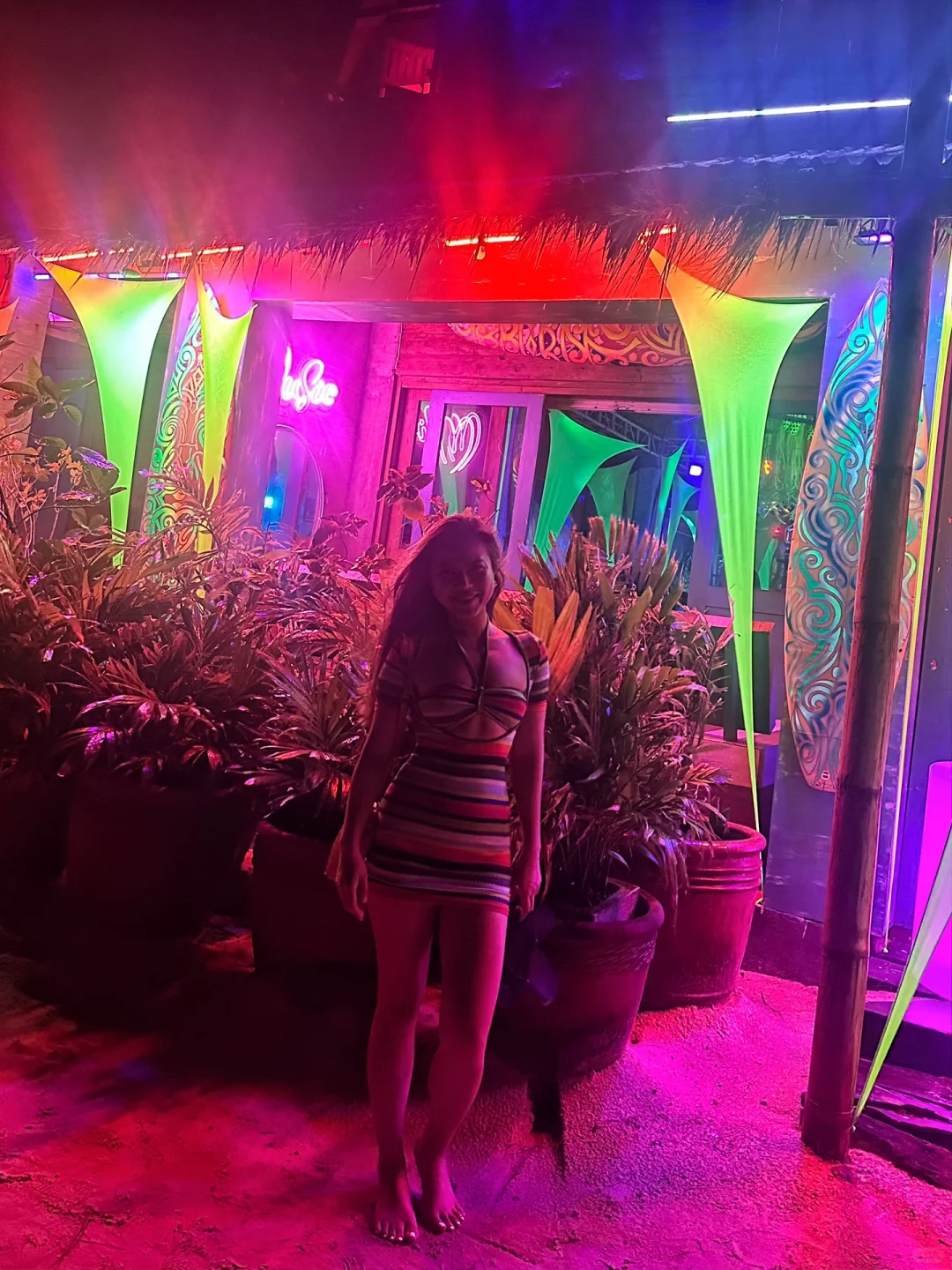 Boracay-Red Coconut Restaurant in Boracay, with live fire performances at night