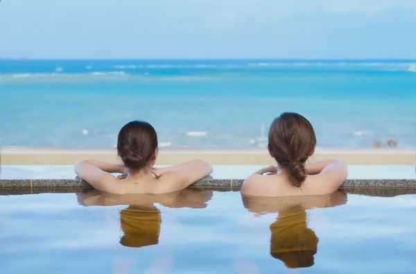 Okinawa-Okinawa is not only about snorkeling, but also about hot spring hotels with stunning sea views