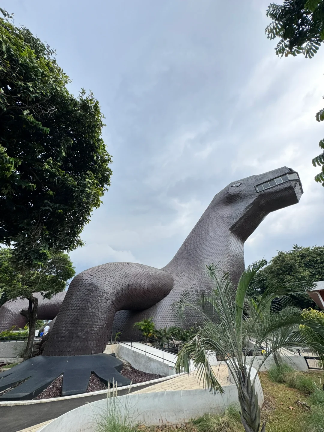 Jakarta-Komodo Dragon Museum in Miniature Park, Jakarta, exterior view of Komodo Dragon building