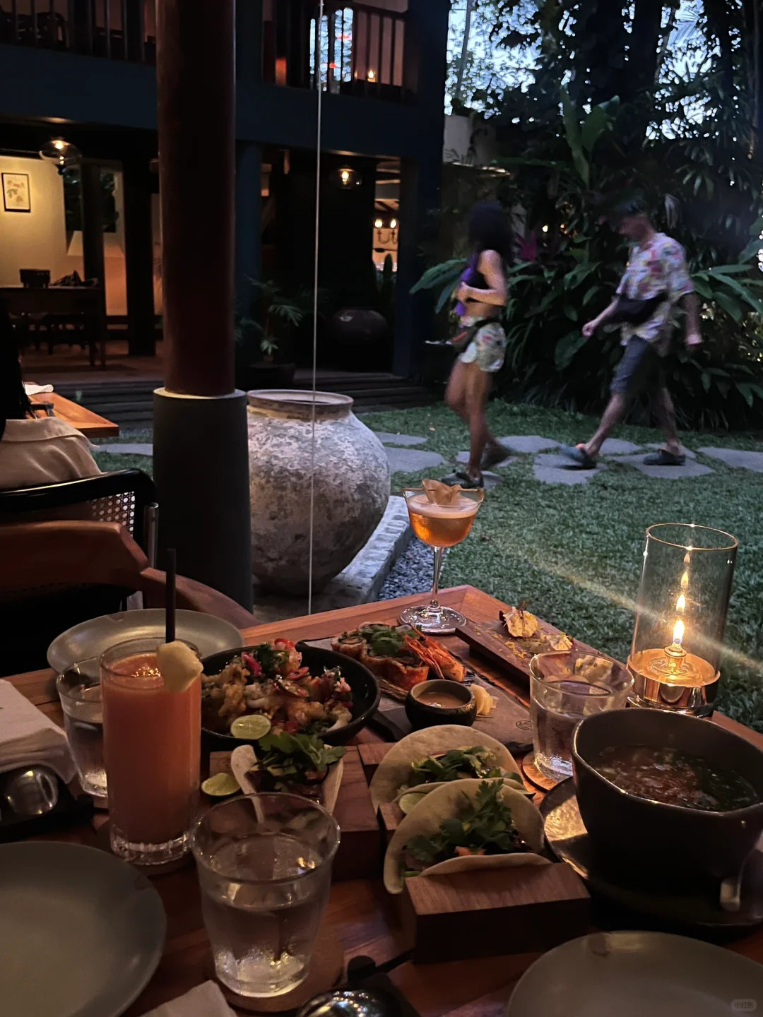 Bali-The Sayan House, Bali sunset restaurant, delicious food and great views