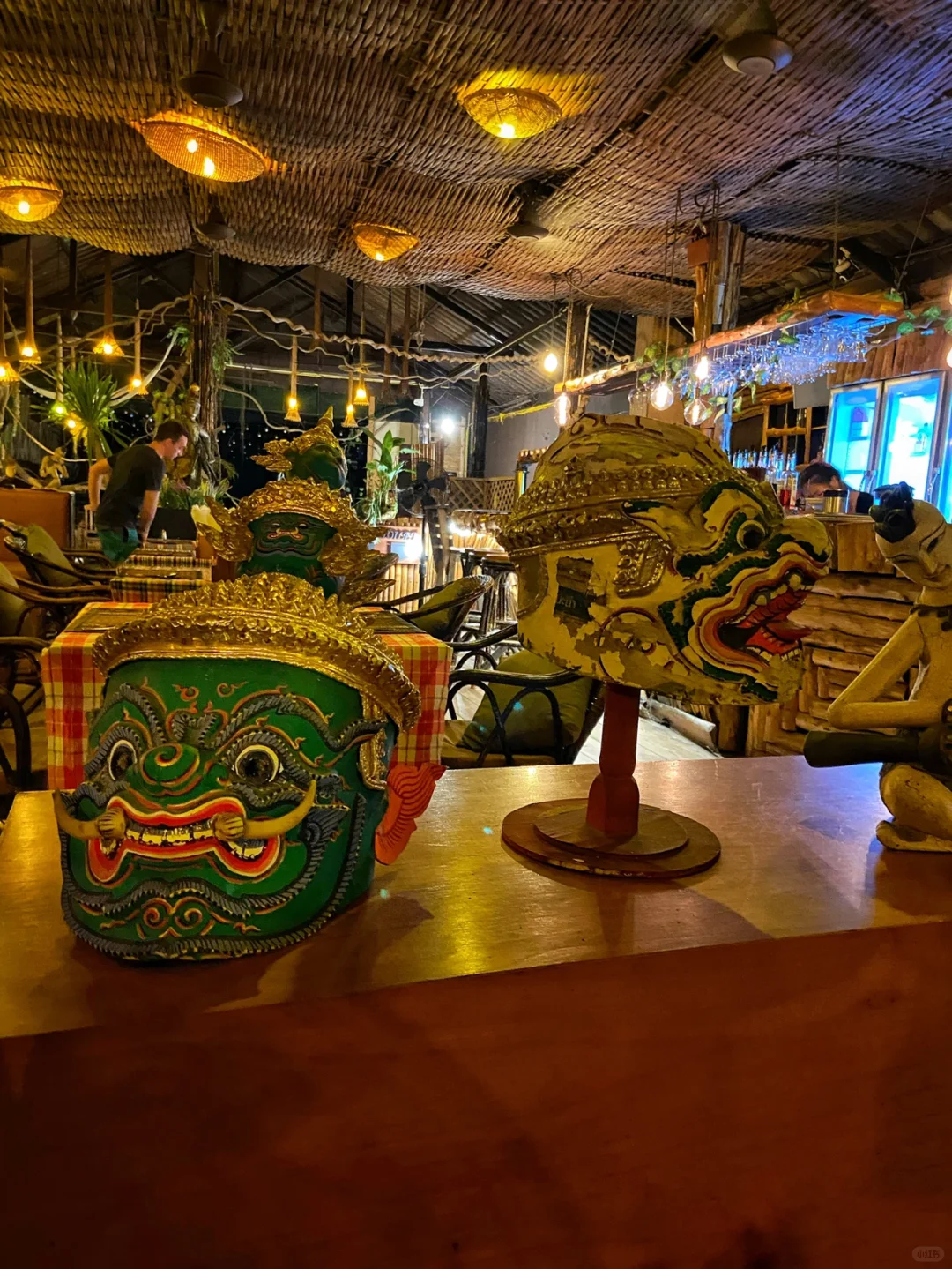 Krabi-Thailandia Bar n Restaurant🌳, a nature-style restaurant located in AoNang Bar Street