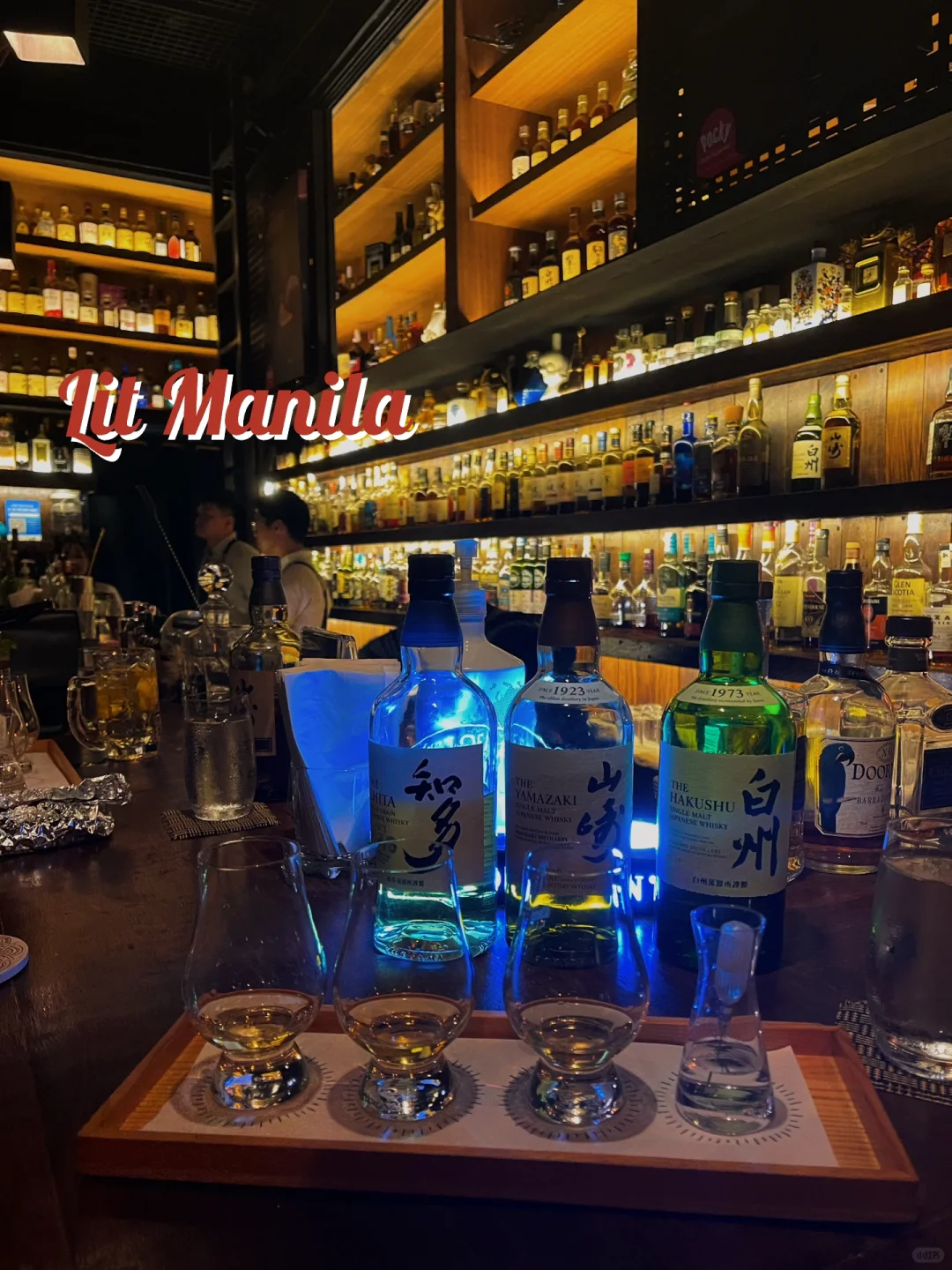 Manila/Luzon-Lit Manila🥃, a whisky bar in BGC, is worth trying for Japanese-style cocktails