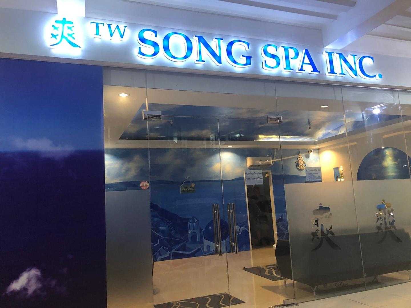 Cebu-TW Song Spa inc massage shop in Cebu, you can circle the area you want to strengthen