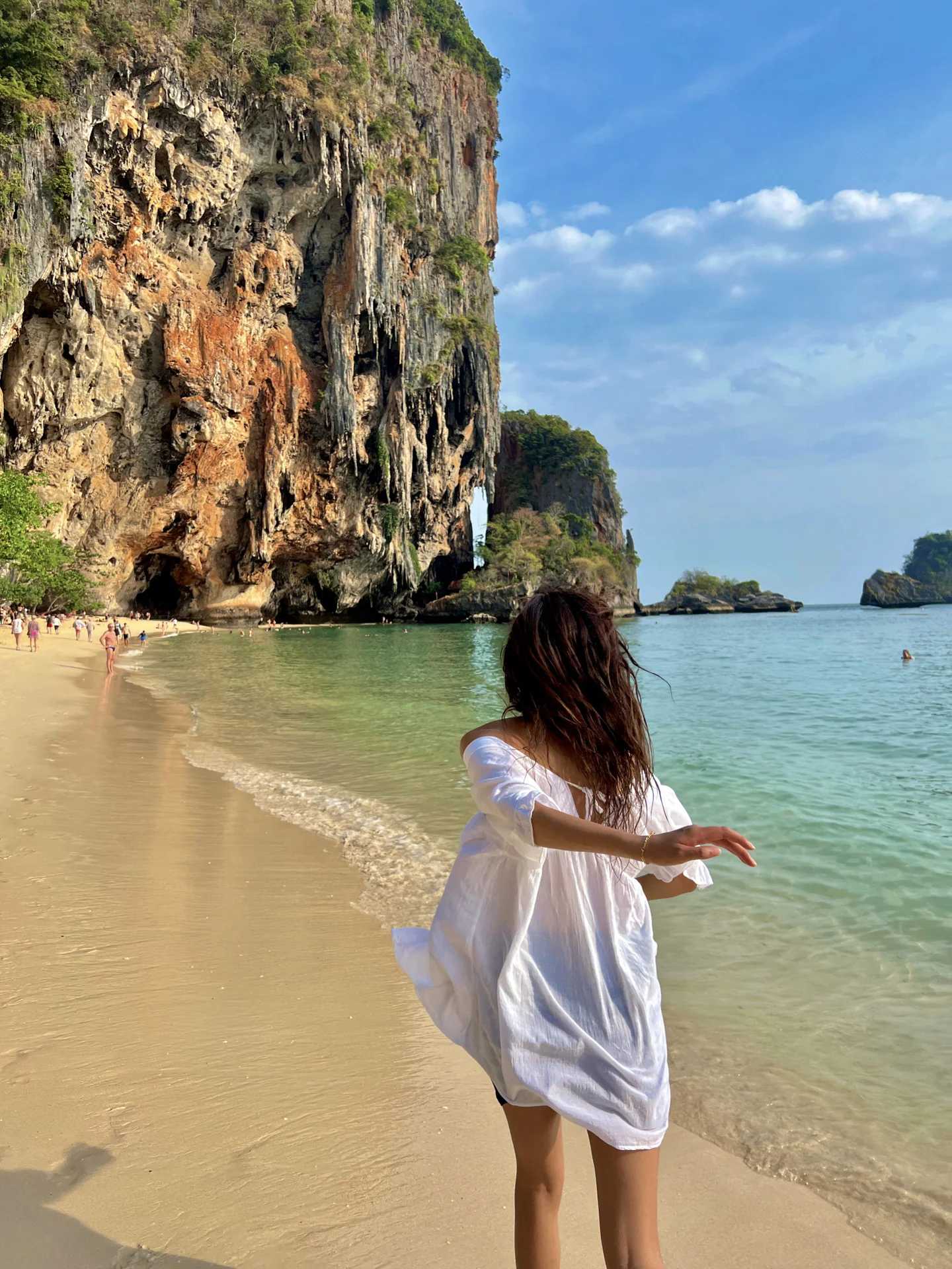 Krabi-Let's take a long-tail boat to Railay Beach🐠 and see the glass sea closest to Krabi