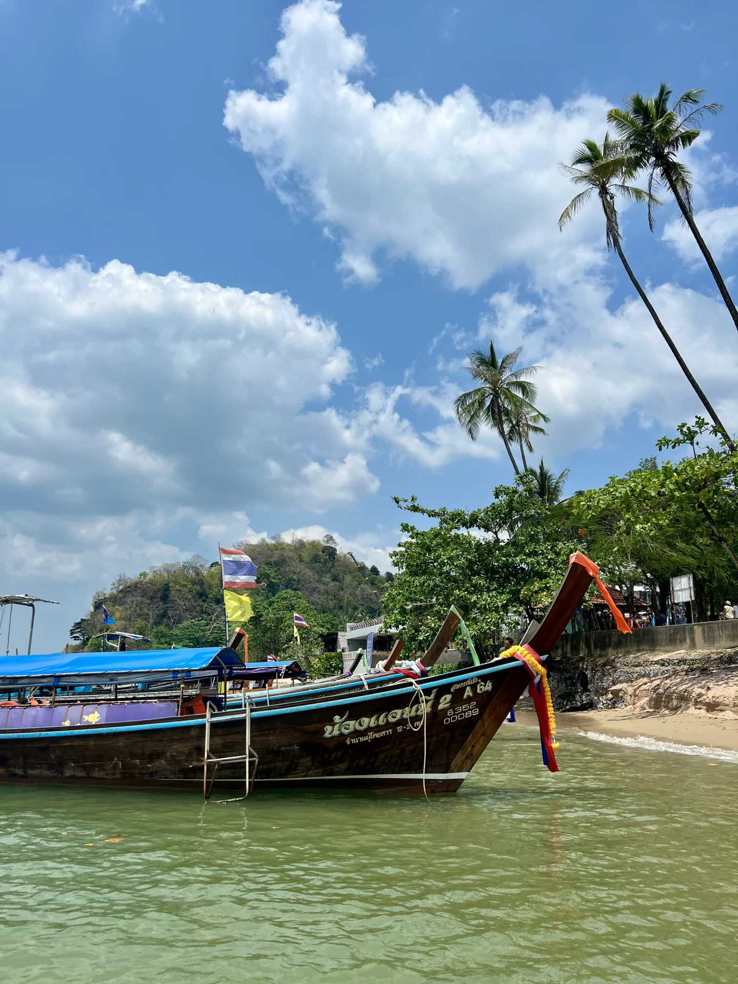 Krabi-Let's take a long-tail boat to Railay Beach🐠 and see the glass sea closest to Krabi