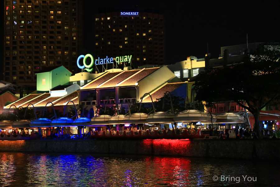 Singapore-Singapore night scene and nightlife bars, Clarke Quay surrounding attractions