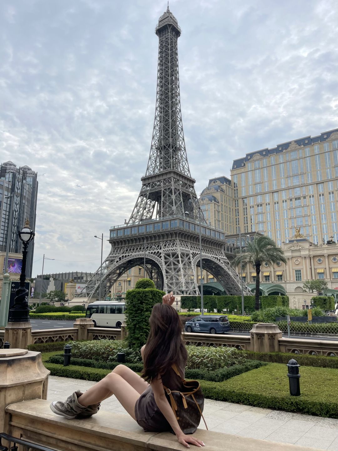 Macao-Finally, I felt the extravagance of Macau, and took a photo at the Parisian Tower