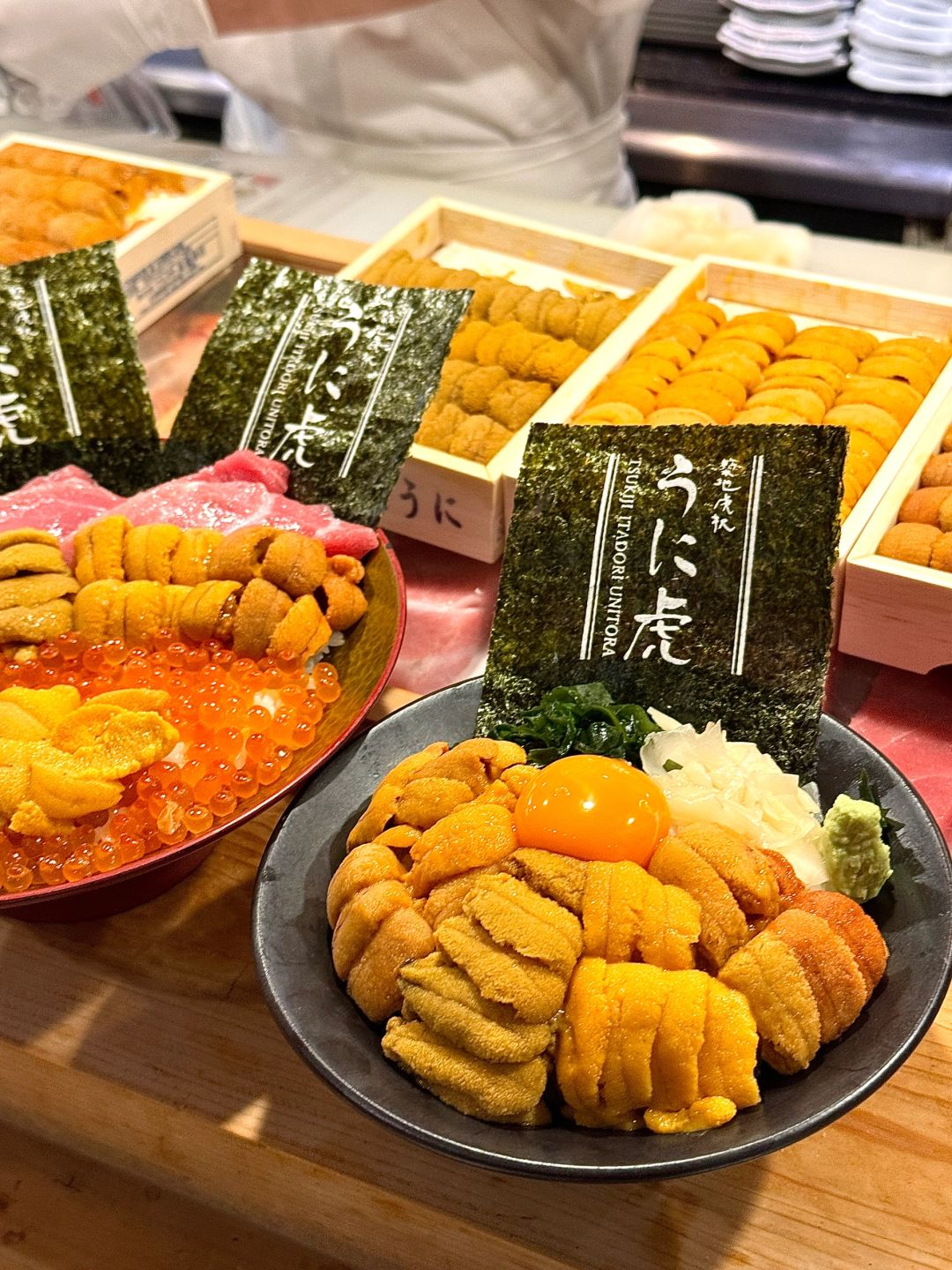 Tokyo-Tsukiji Unitora Nakadori Branch, Tokyo Tsukiji Sea Urchin Seafood Rice Bowl