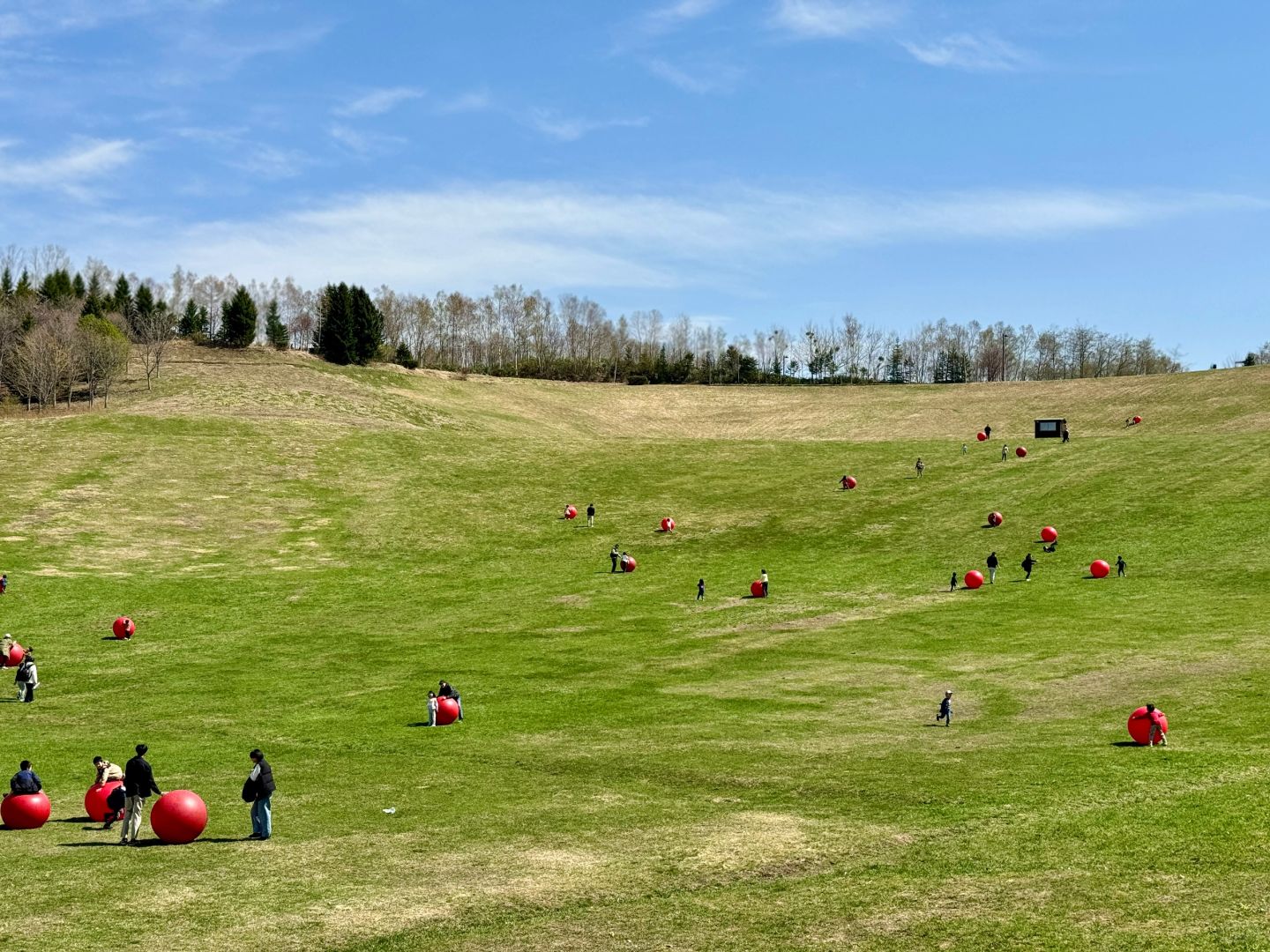 Sapporo/Hokkaido-Hill of the Buddha, Makomanai, Sapporo, viewing the Easter statues