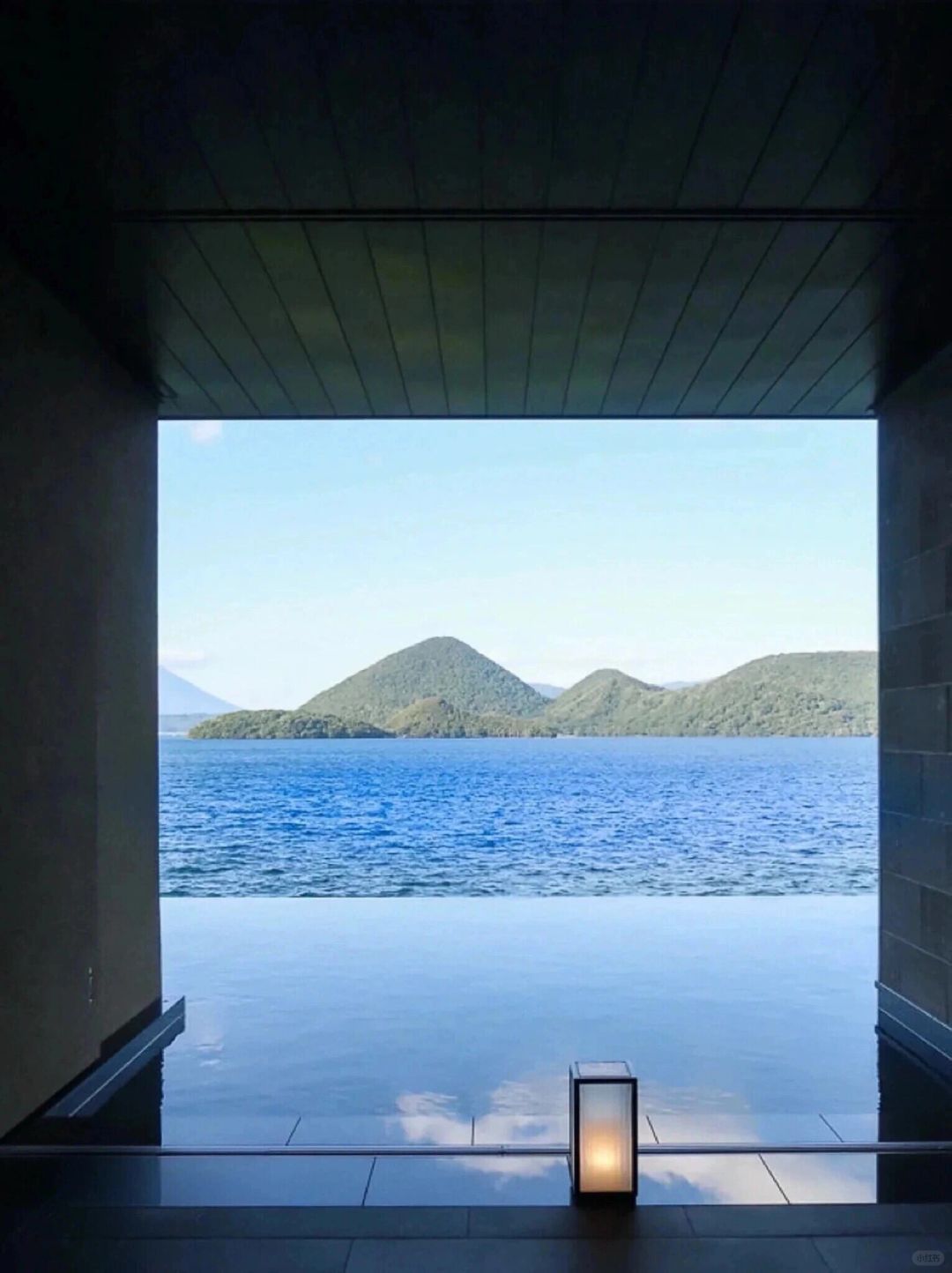 Sapporo/Hokkaido-At the Lake Toyako Hotel in Hokkaido♨️, each room has its own open-air hot spring