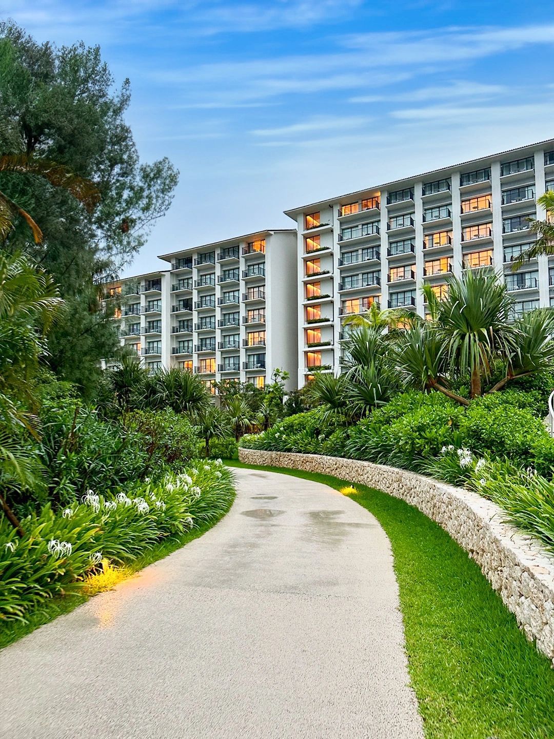 Okinawa-Halekulani Hotel occupies a 1.7km long coastline surrounded by lush Okinawa forests