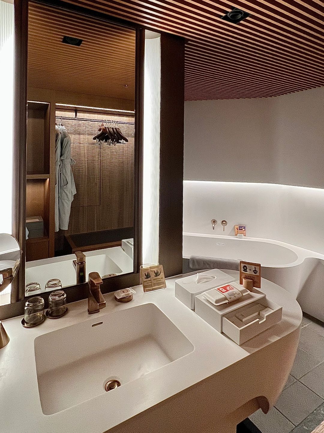 Seoul-Ananti at Gangnam Hotel, all rooms are lofts, and the bathrooms are equipped with bathtubs