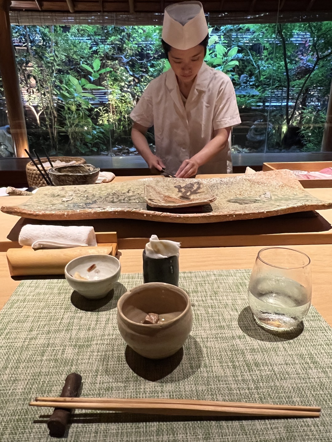 Osaka-Osaka Sushi Uchiyama restaurant🍣, the first time I ate omakase was with a female chef