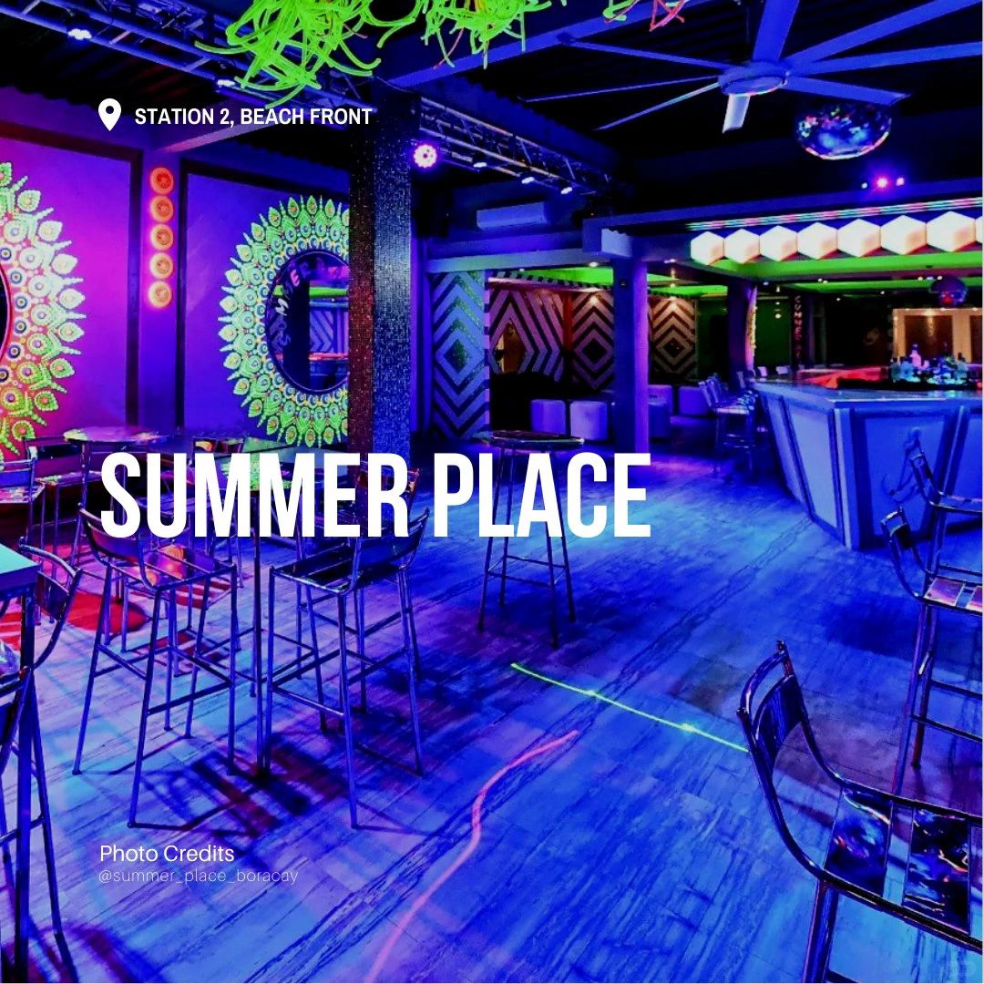 Boracay-OM and SUMMER PLACE bars🥃, experience the pleasant nightlife of Boracay