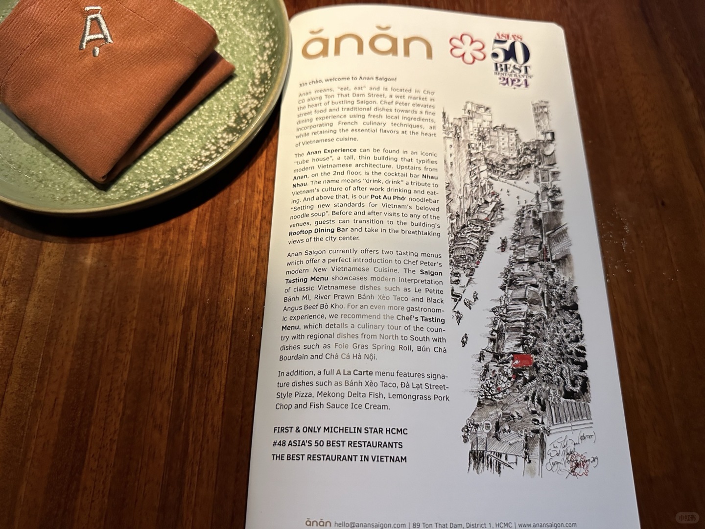 Ho Chi Minh-Anan Saigon, one of the top 50 Vietnamese restaurants in Asia