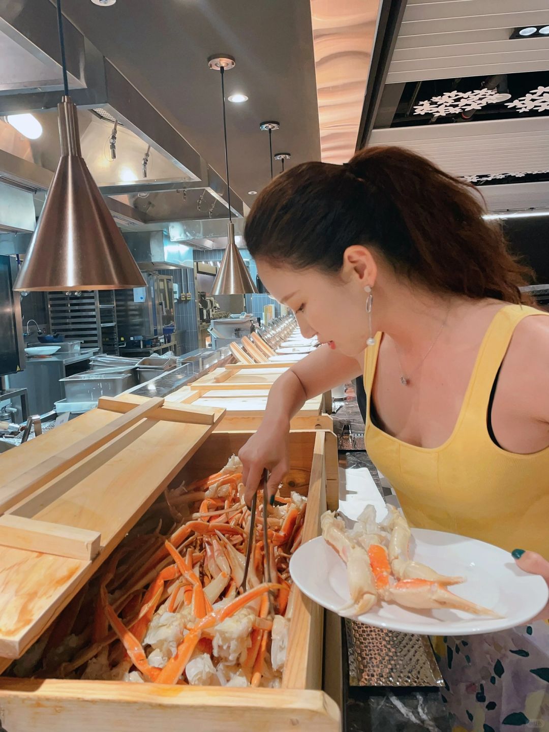 Seoul-Makino Chaya, Lotte Tower 31, Seoul, seafood buffet, crabs are very delicious