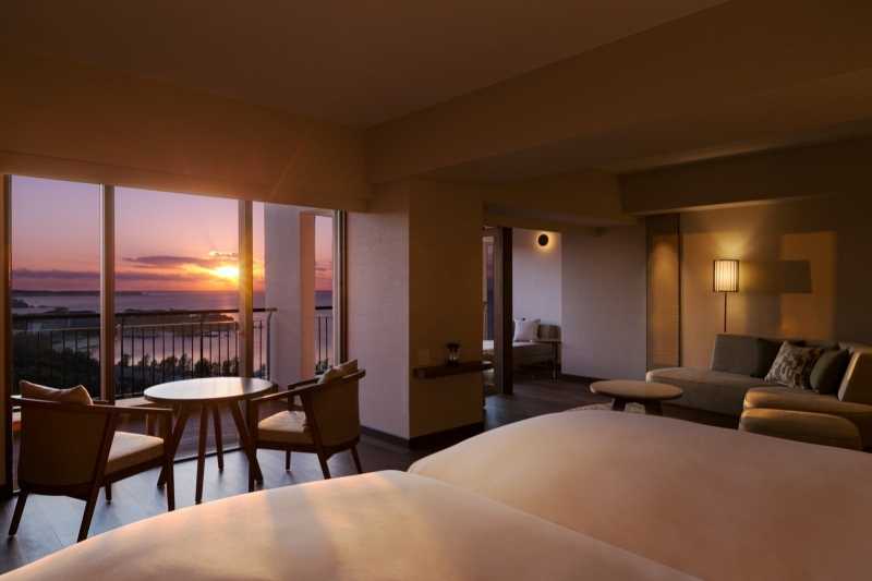 Okinawa-Oriental Hotel Okinawa Resort & Spa, all rooms have private balconies with ocean views