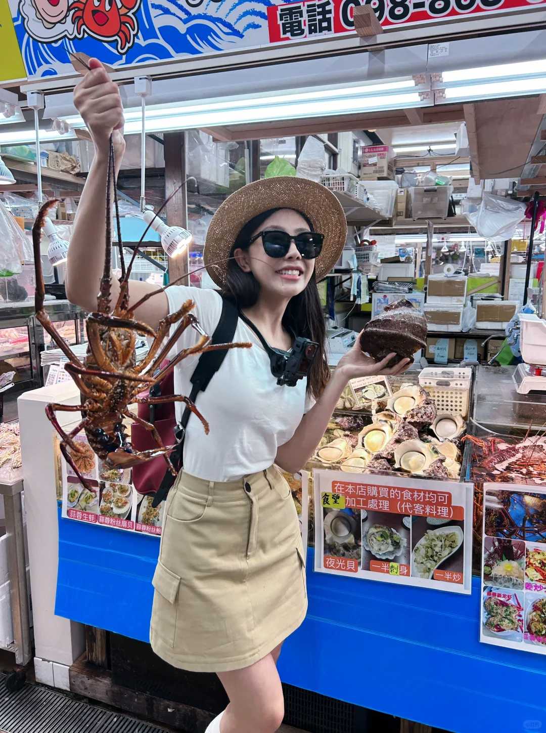 Okinawa-Okinawa Naha seafood market, there is a processing restaurant on the second floor