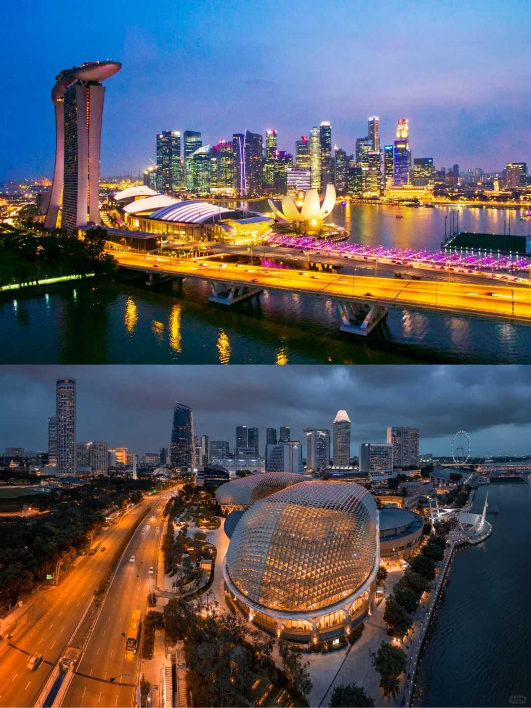 Singapore-The Ritz-Carlton, Singapore. 🌸 Huge floor-to-ceiling windows offer sea views