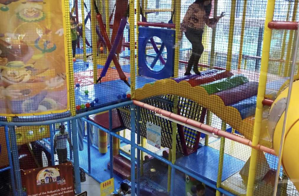 Manila/Luzon-Manila ActiveFun Taguig🧞‍♂️ BGC parent-child park restaurant, indoor slide