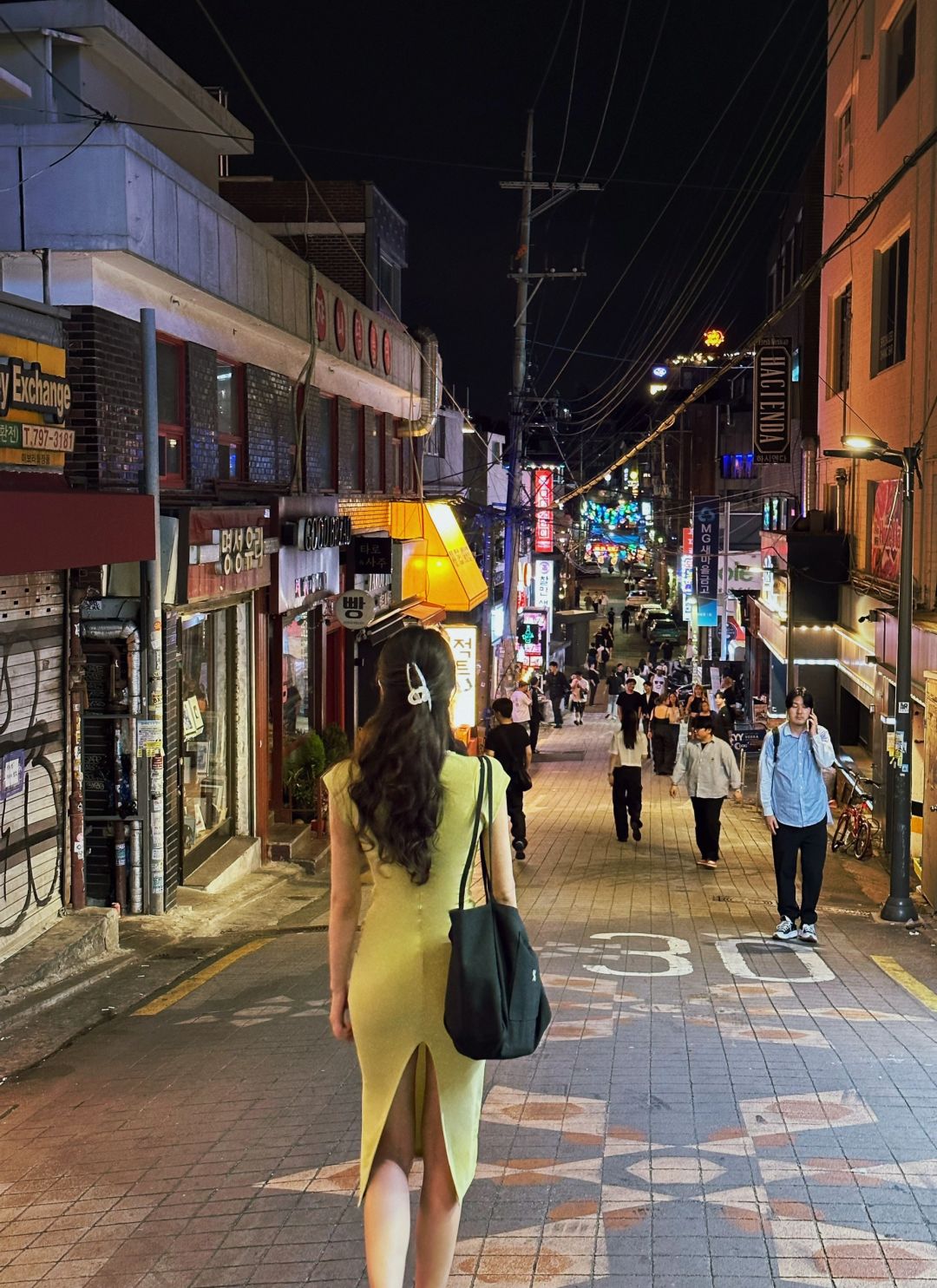 Seoul-Seoul, Itaewon night cityscape🍐, hiking from Itaewon 1-dong to Hannam 2-dong