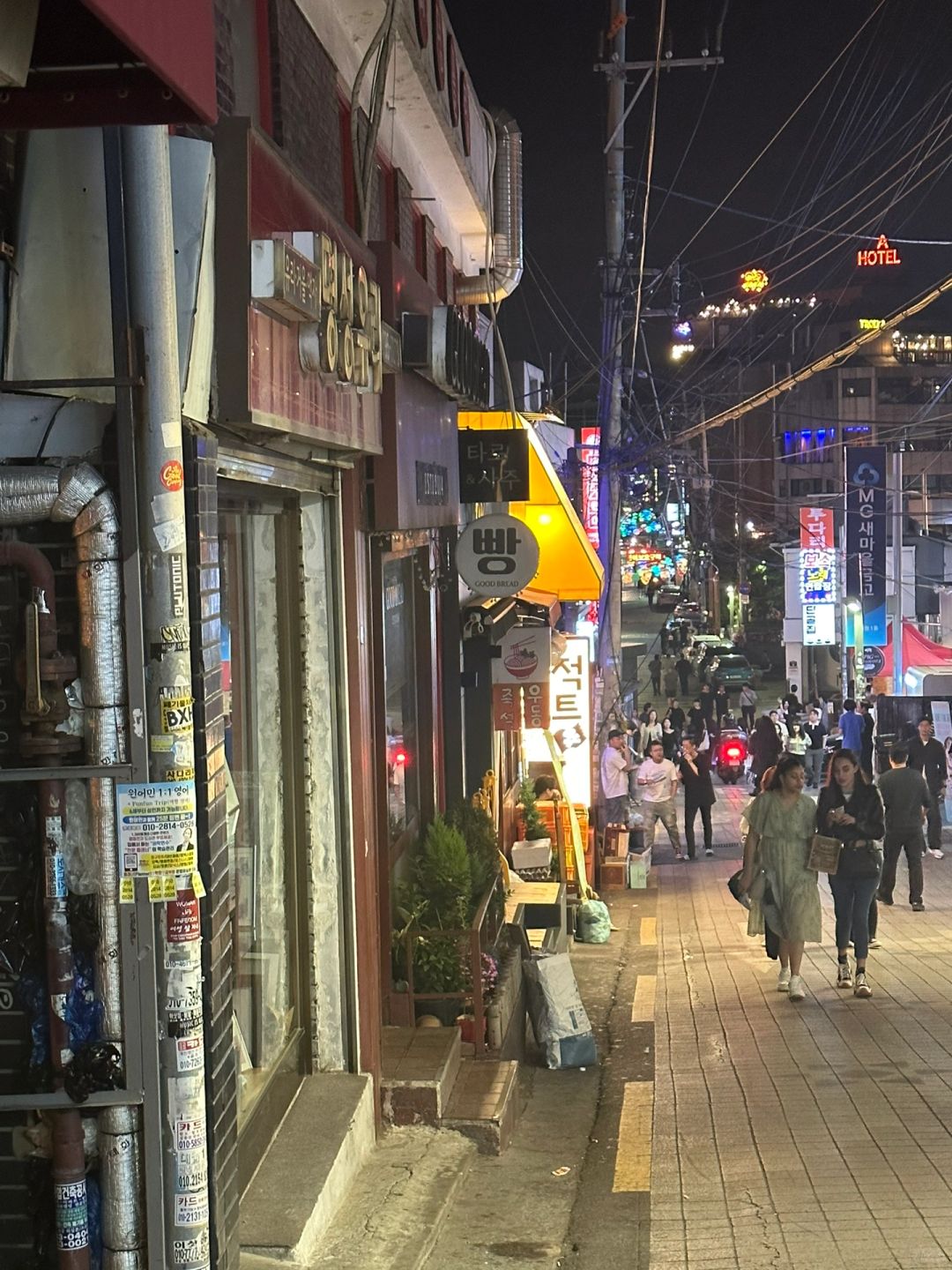 Seoul-Seoul, Itaewon night cityscape🍐, hiking from Itaewon 1-dong to Hannam 2-dong