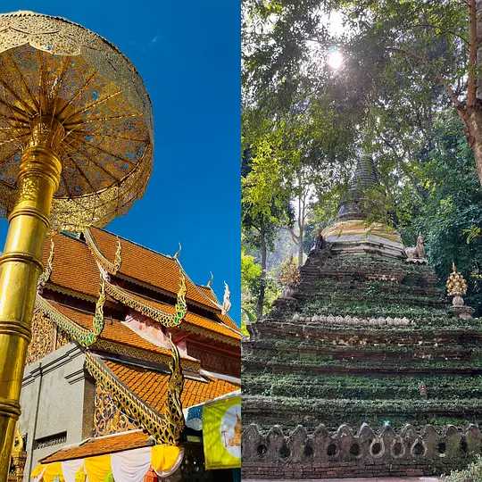 Chiang Mai-Chiang Mai Travel: The magnificent Doi Suthep Temple overlooks the ancient city of Chiang Mai