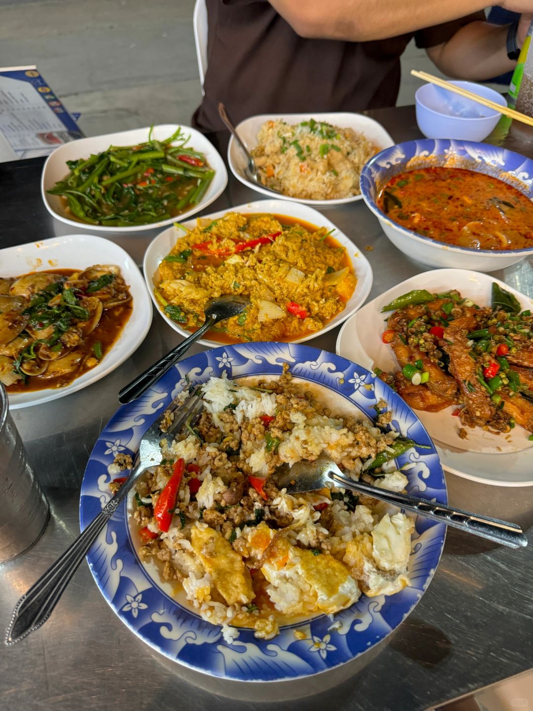 Pattaya-Panan Porridge Shop, Pattaya Branch, the most delicious fried chicken in Pattaya