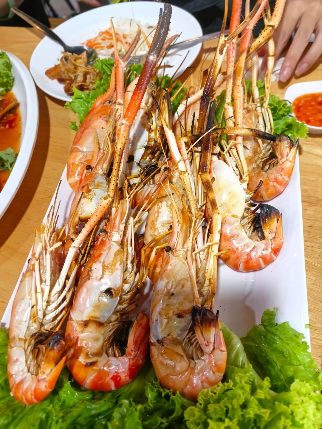 Pattaya-Pattaya food, a seafood restaurant loved by locals เจ้น้อง ซีฟู้ด, recommended lobsters and mantis shrimp