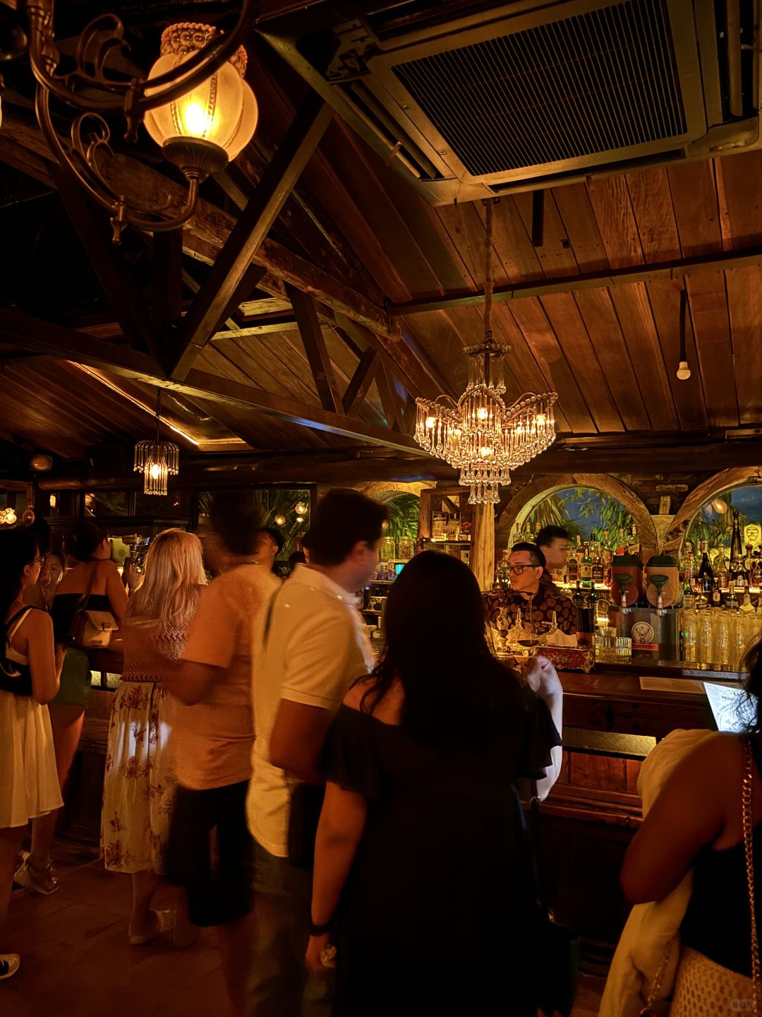 Bali-La Favela, the No.1 nightlife bar in Seminyak Bar Street, Bali, Indonesia, is very popular