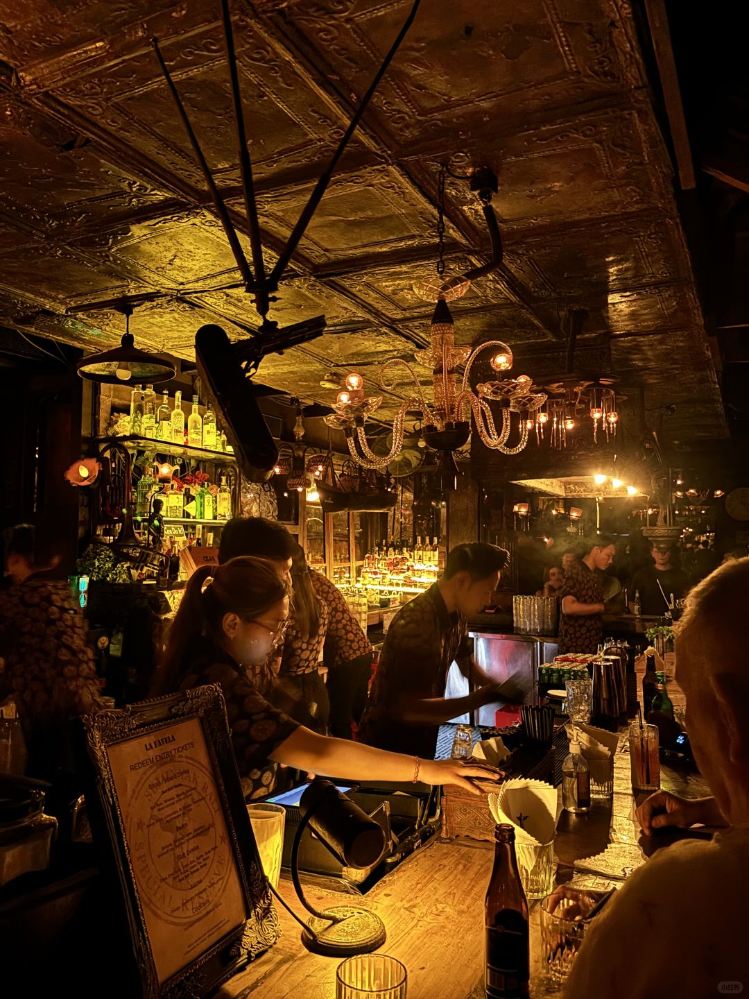 Bali-La Favela, the No.1 nightlife bar in Seminyak Bar Street, Bali, Indonesia, is very popular