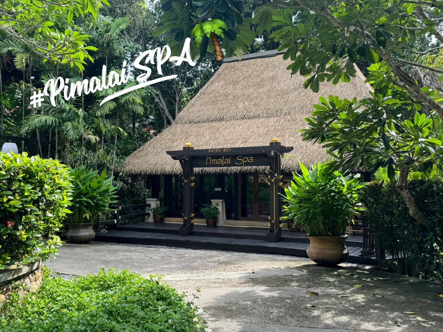 Krabi-Pimalai SPA, a small hotel in Krabi Island, enjoys a careful massage by a young Thai girl