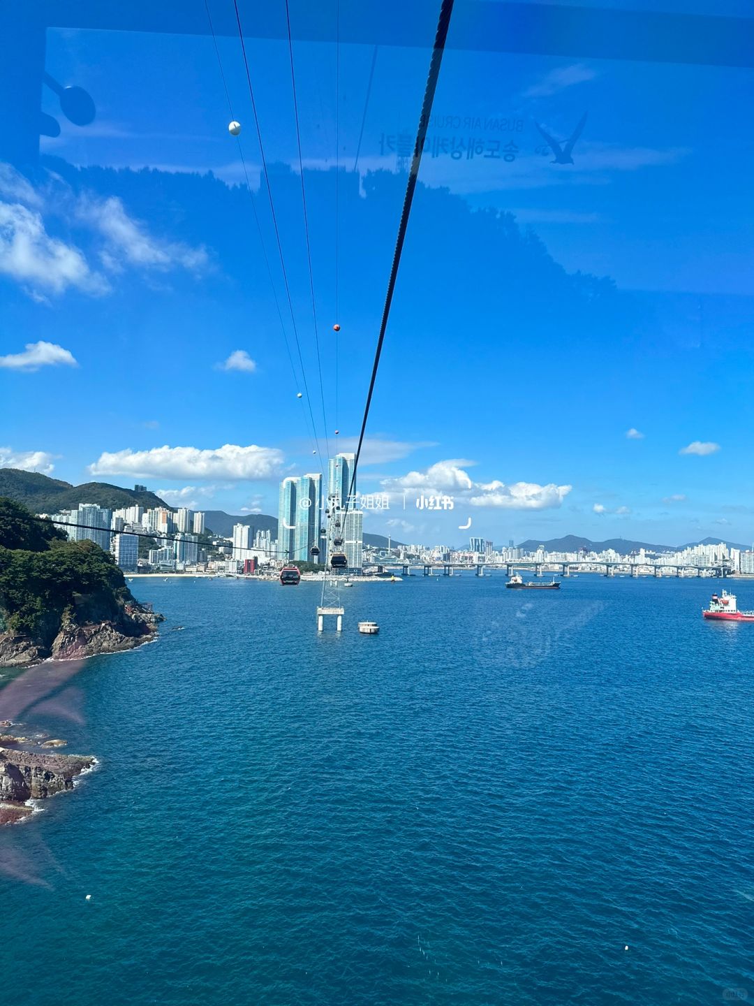 Busan/Jeju-Busan Songdo Maritime Cable Car Crystal Cabin🚡, unfiltered landscape photo