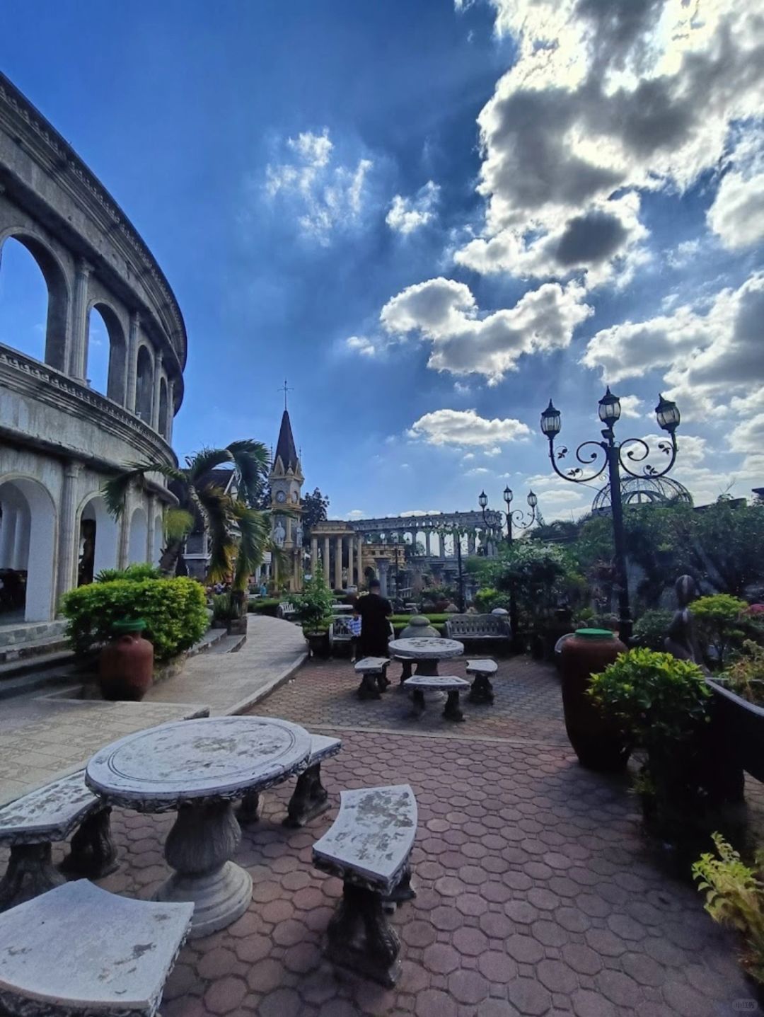 Clark/Angel City-Goshen Resort in the Philippines, Clark's Little Roman City, with a strong European flavor