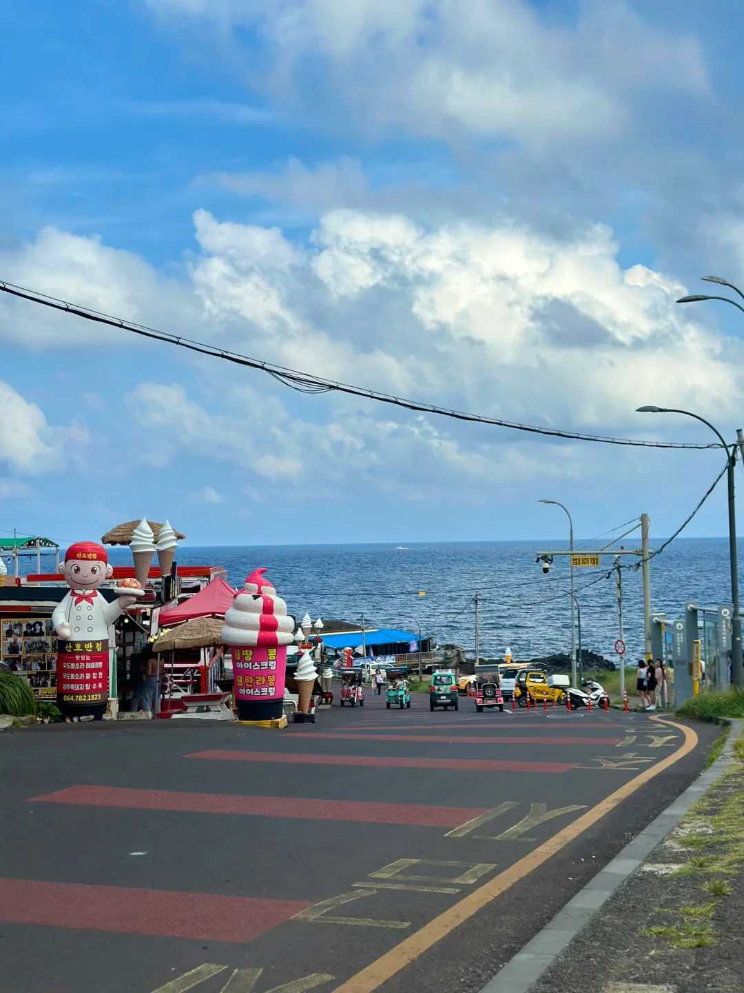 Busan/Jeju-Cycle around Udo Island🚲, visit Seongsan Ilchulbong Peak and the seaside boardwalk