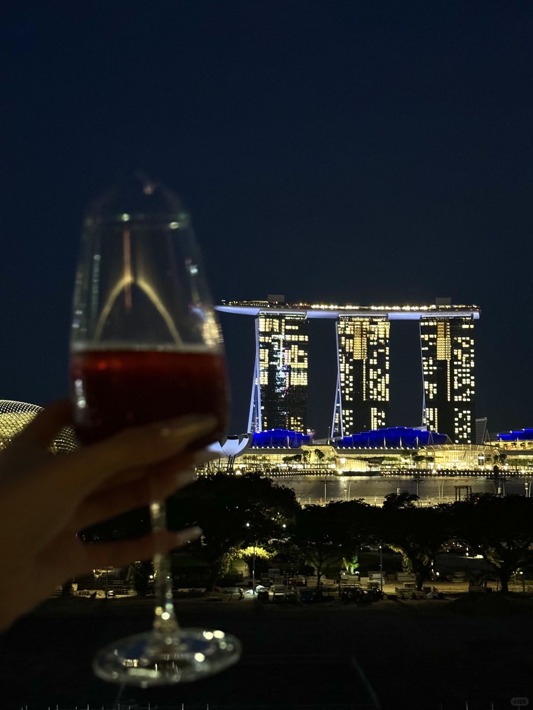 Singapore-Smoke & Mirrors, a rooftop bar on the National Gallary overlooking Singapore's night scene