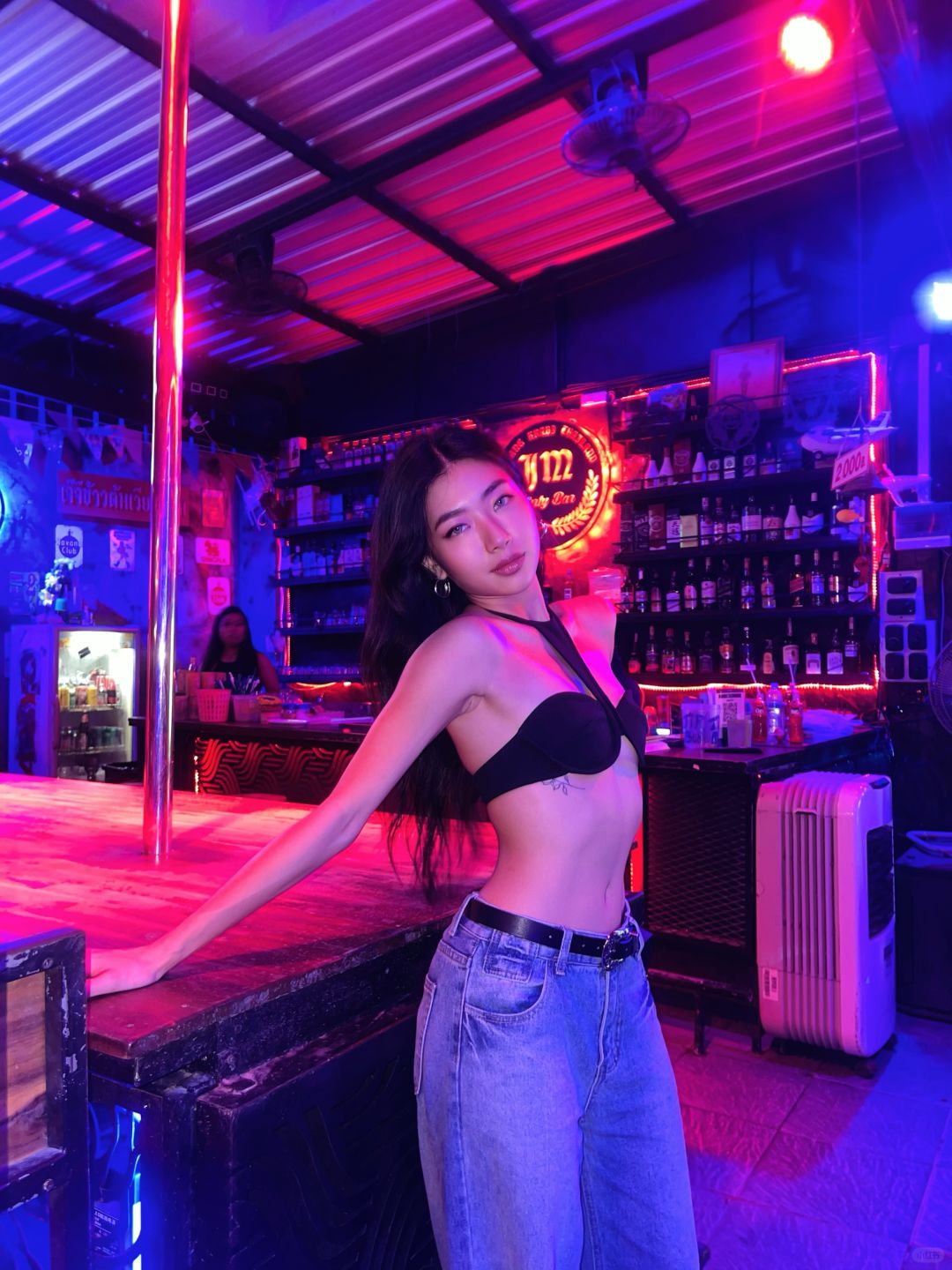 Krabi-TJ122 Party Bar, the most lively nightlife place in Krabi, good atmosphere