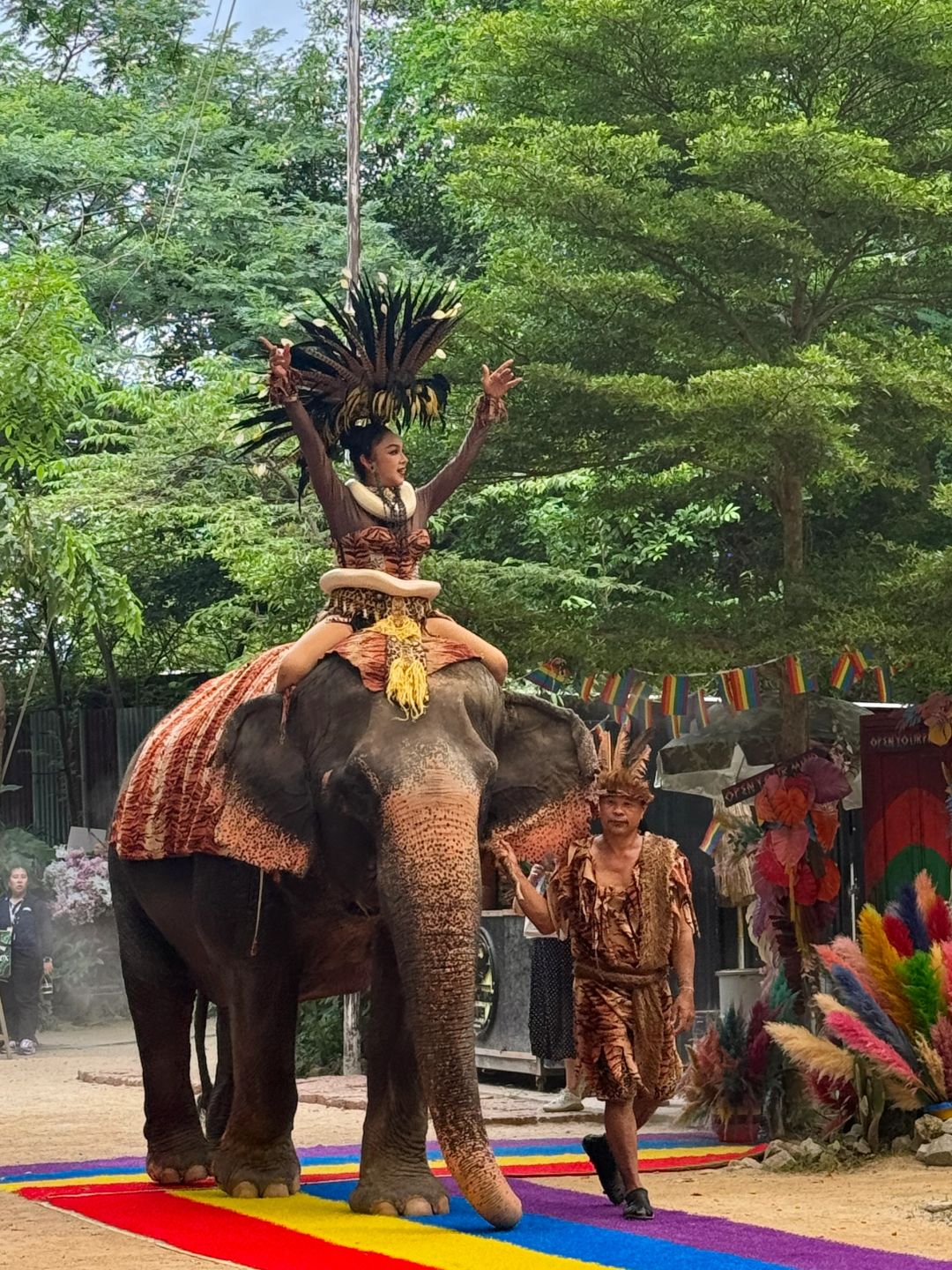 Pattaya-Attaya Diary Pattaya Elephant Village trip, I really like the feeling of being close to nature