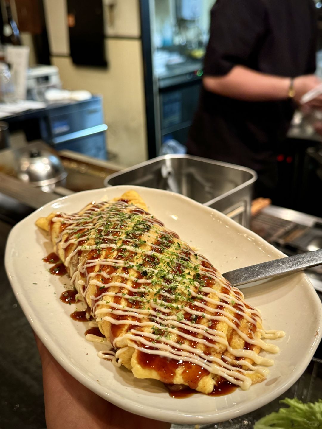 Osaka-Osaka｜Of course you have to eat Okonomiyaki when you go to Osaka🥹Thi