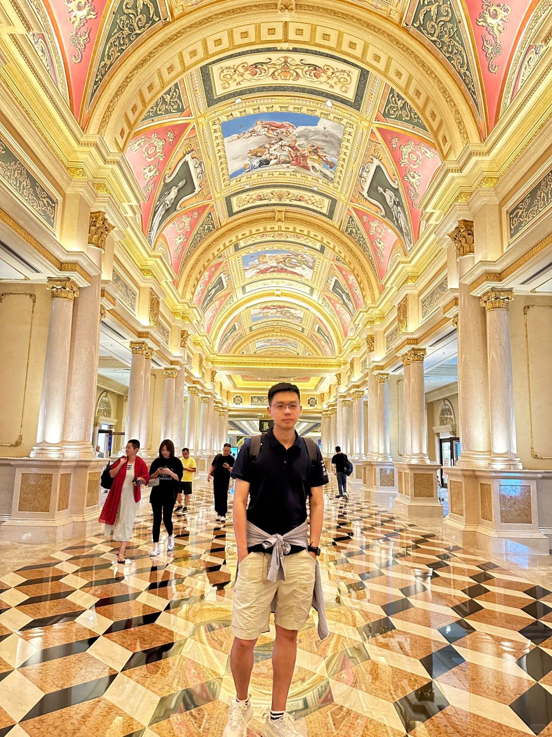 Macao-Macau's hotels and casinos have their own unique decorations and many free items