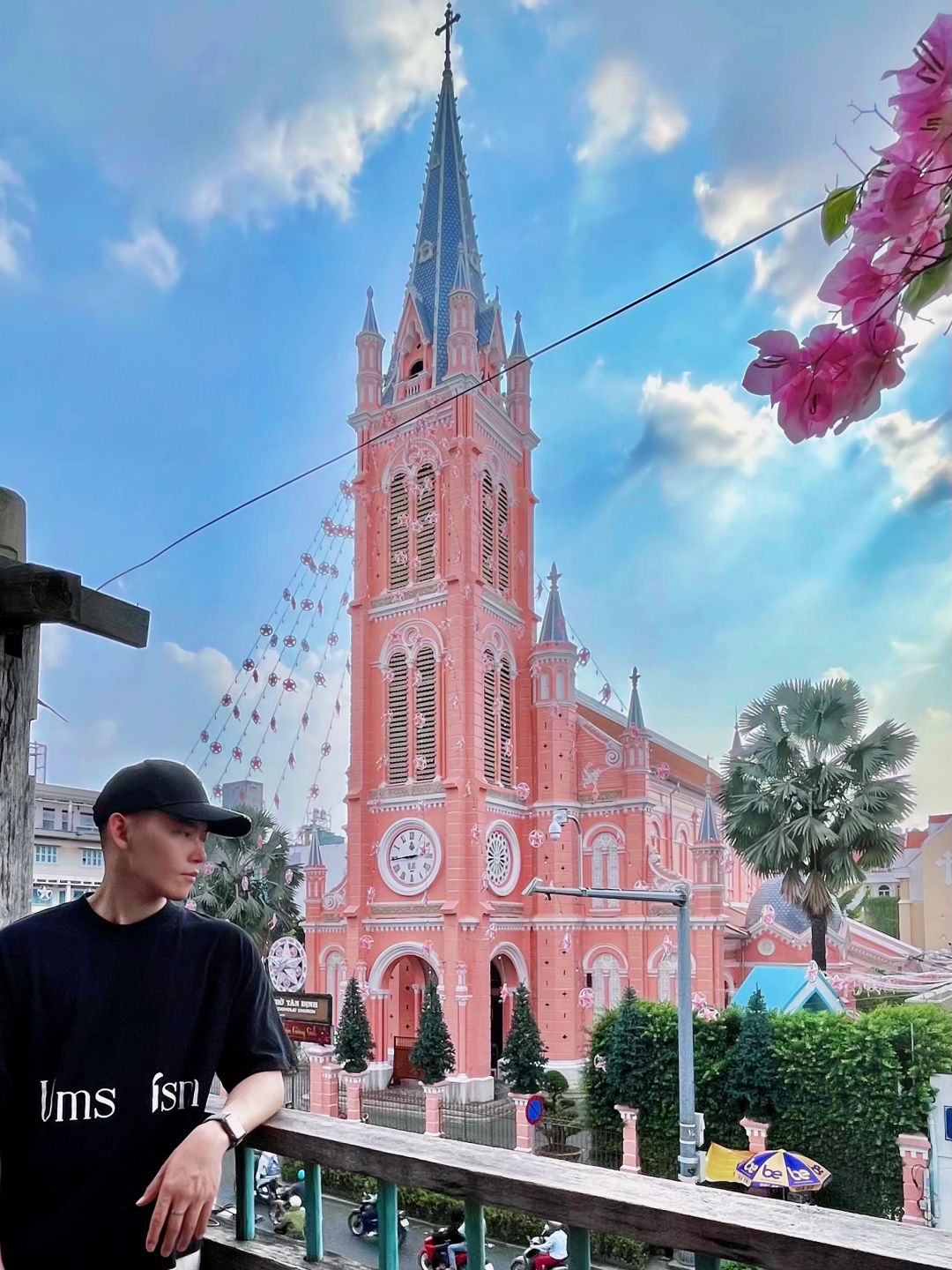 Ho Chi Minh-Hidden photo spots at Ho Chi Minh Pink Church 💒(Nhà thờ Giáo xứ Tân Định)