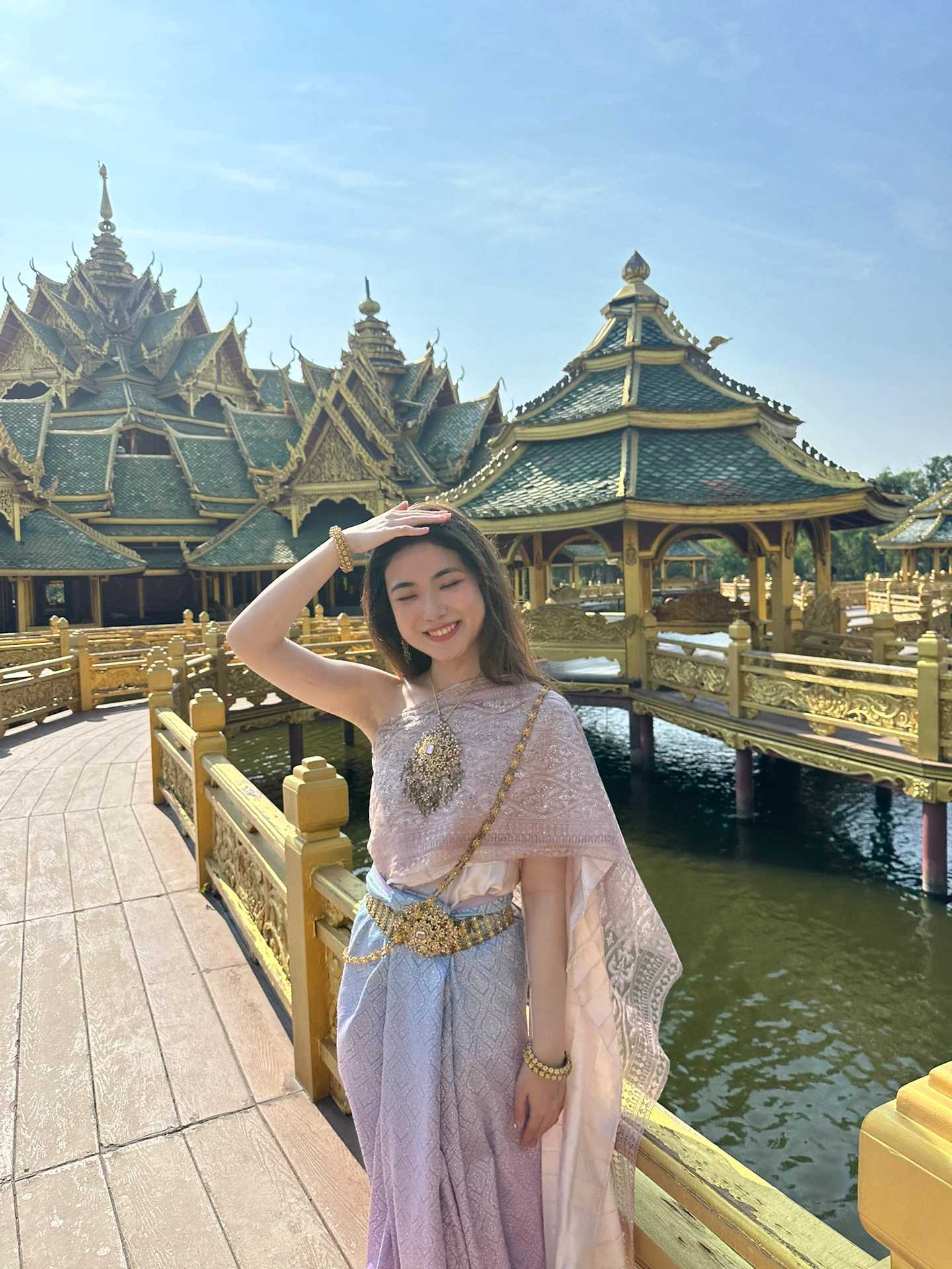 Bangkok-Thailand travel diary, first experience of Thai clothing in Siam Ancient City ‍️, every location is beautifully built