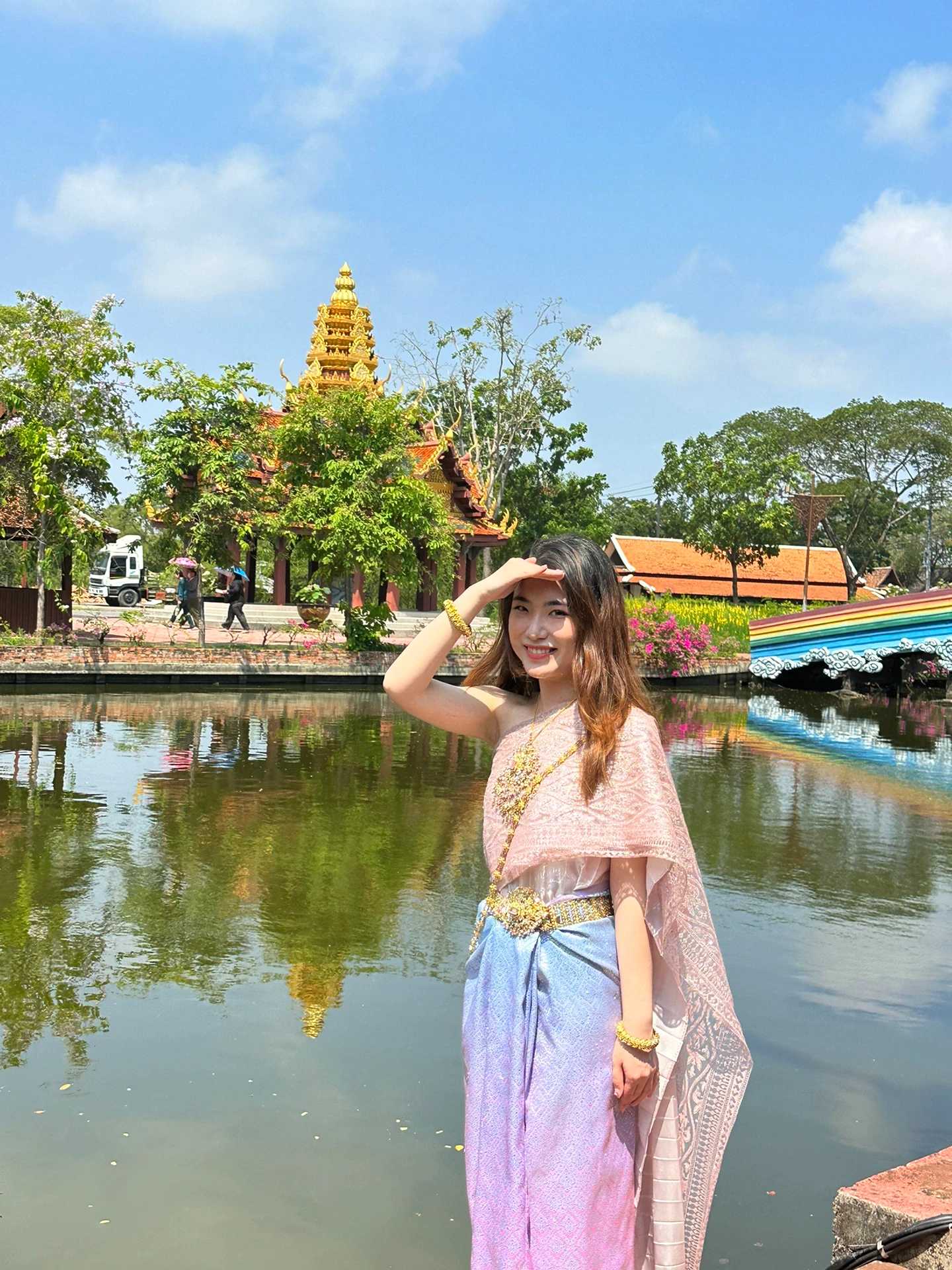 Bangkok-Thailand travel diary, first experience of Thai clothing in Siam Ancient City ‍️, every location is beautifully built