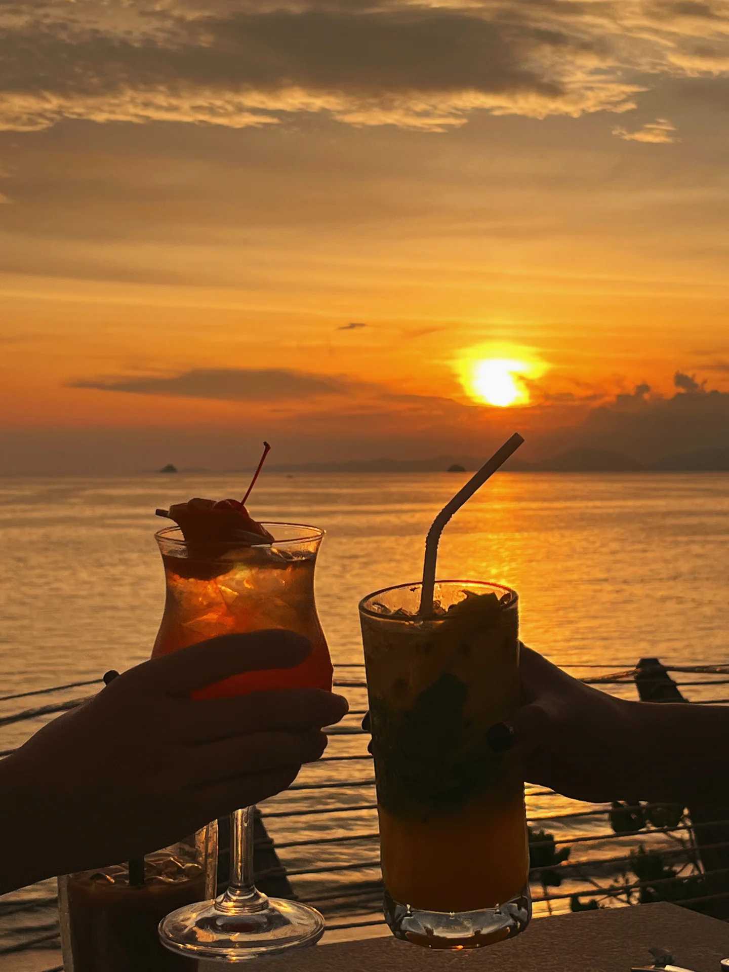 Krabi-Reeve beach club Krabi, a sunset restaurant you can't miss at Ao Nang Beach, Krabi