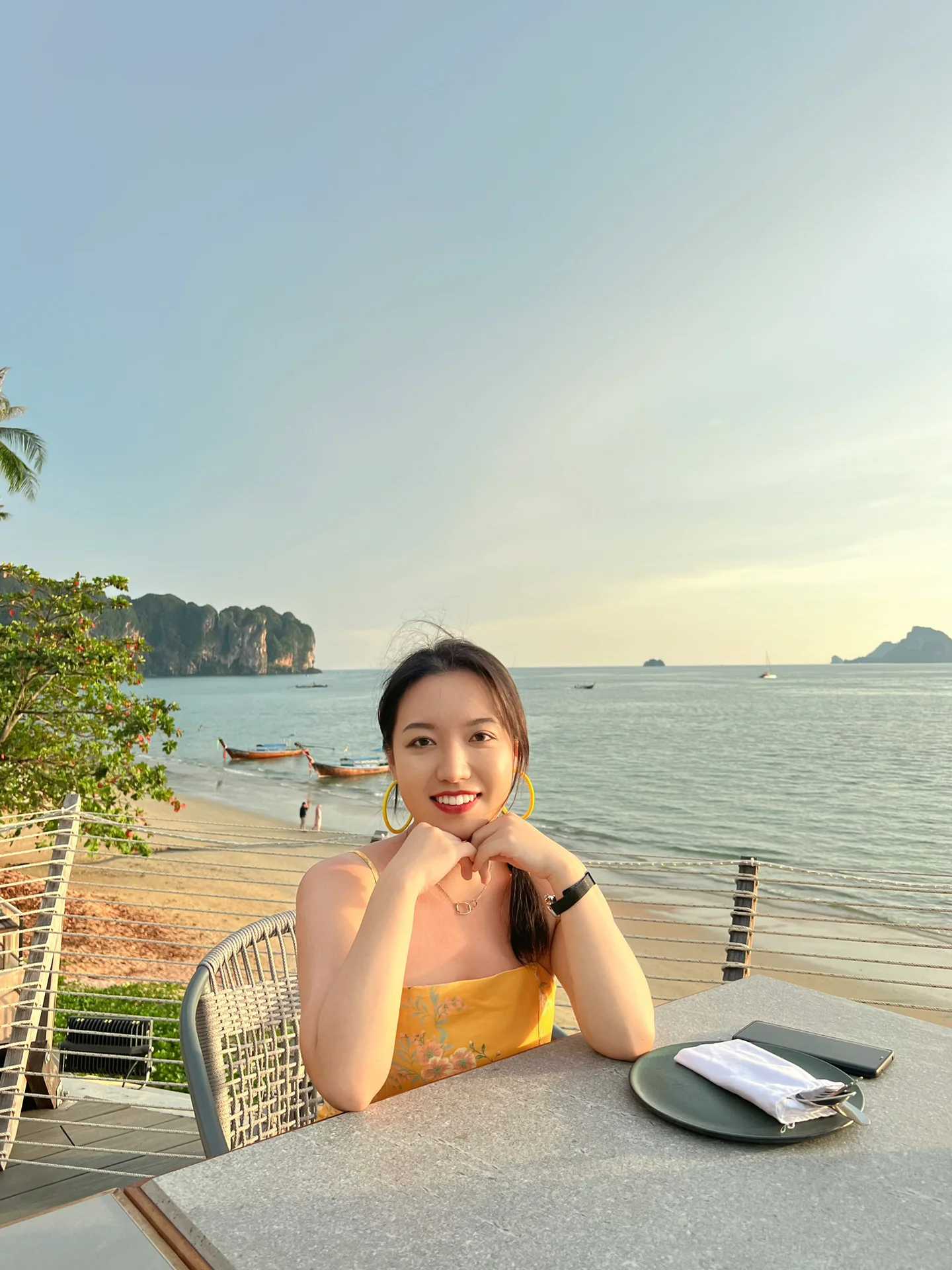 Krabi-Reeve beach club Krabi, a sunset restaurant you can't miss at Ao Nang Beach, Krabi