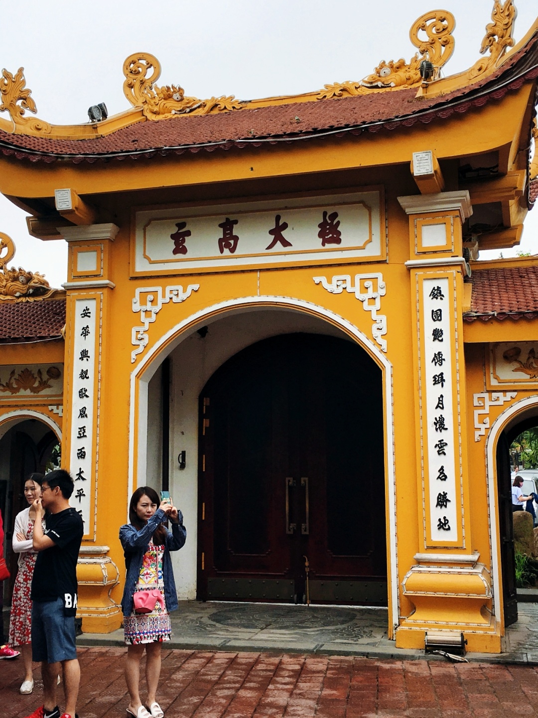 Hanoi-Tran Quoc Pagoda in Hanoi, Vietnam. Chinese characters are everywhere, as if we are in China?