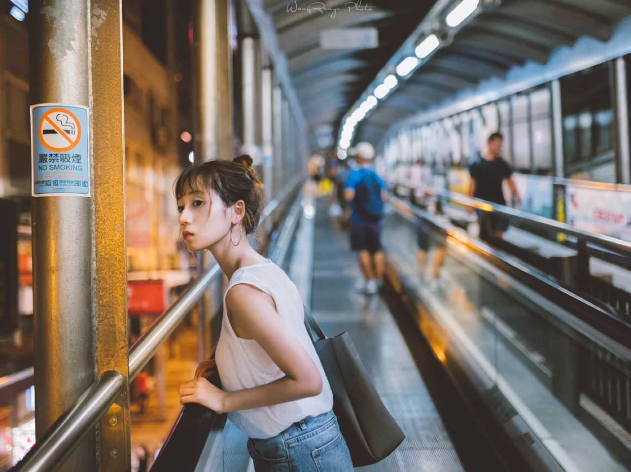 Hong kong-Hong Kong Central tram Mid-levels escalator, Chungking Express filming location