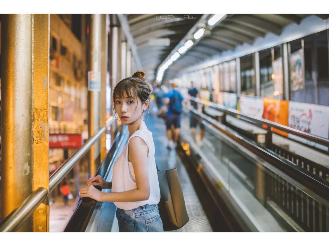 Hong kong-Hong Kong Central tram Mid-levels escalator, Chungking Express filming location