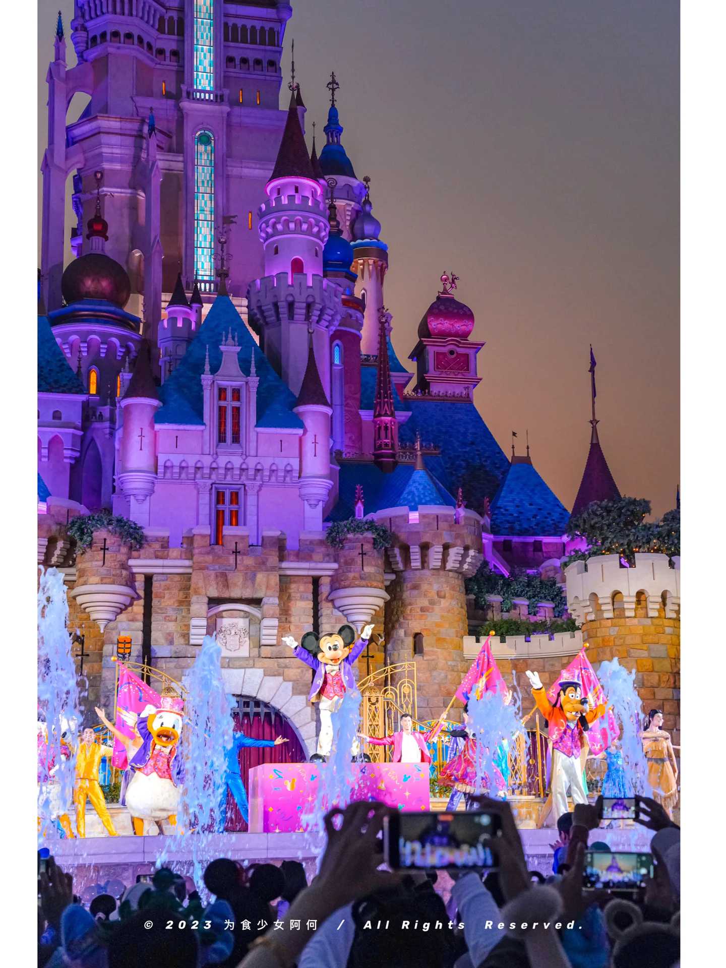 Hong kong-Visit Hong Kong Disneyland and enjoy the beautiful and romantic fireworks and light show at night